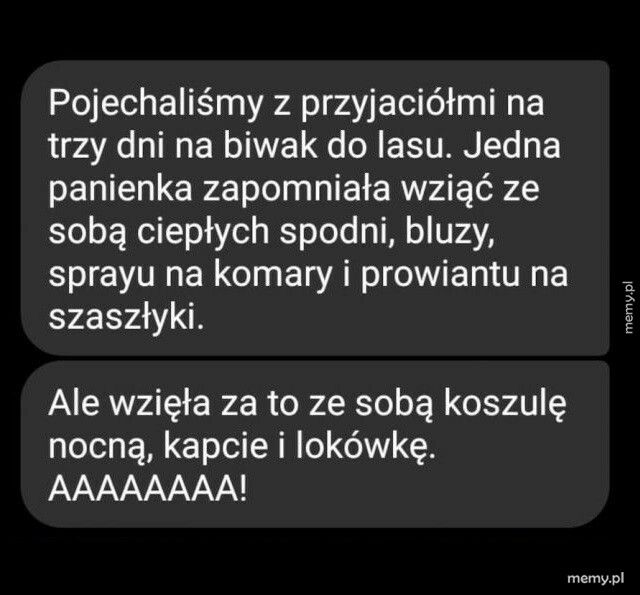 Pakowanie na biwak