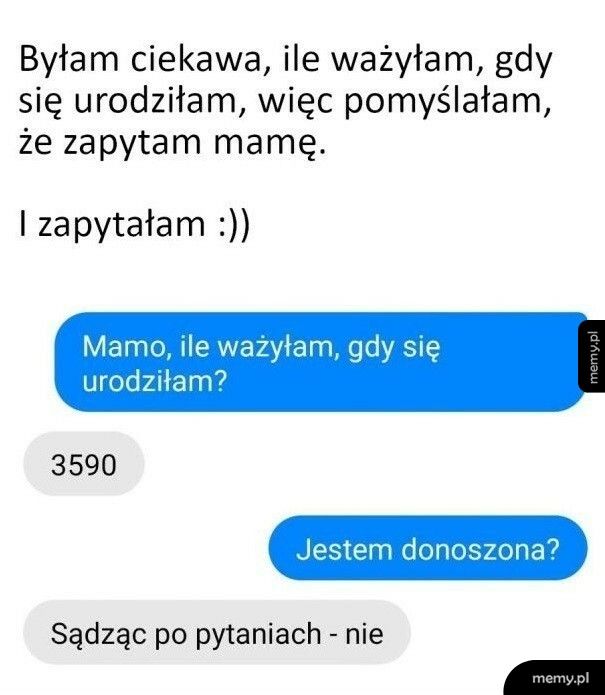 Pytanie do mamy