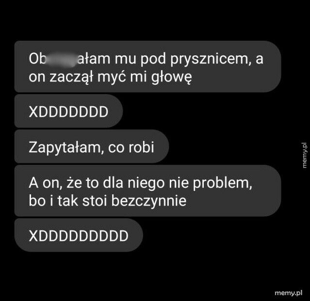 Igraszki pod prysznicem