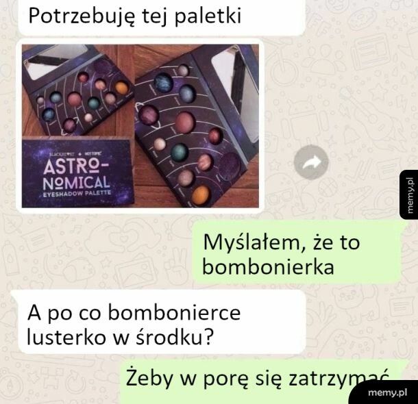 Bombonierka z lusterkiem