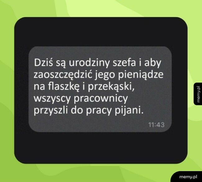 Urodziny szefa