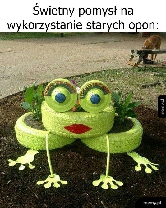 Pomysł na wykorzystanie starych opon