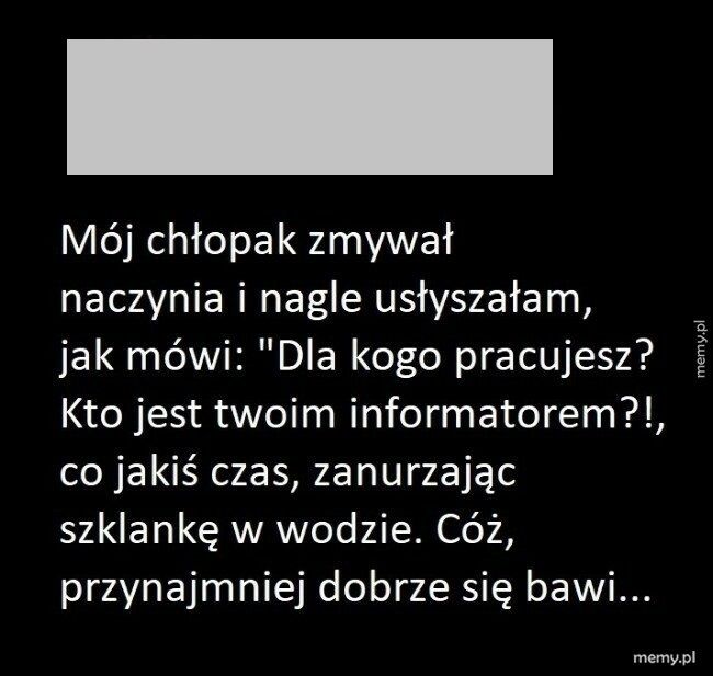 Zmywanie naczyń na wesoło