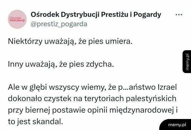 Ważny głos w kwestii psa