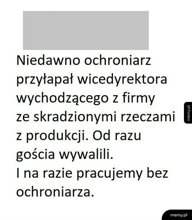 Przyłapany na kradzieży