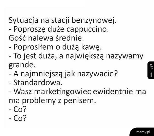 Kawa na stacji benzynowej