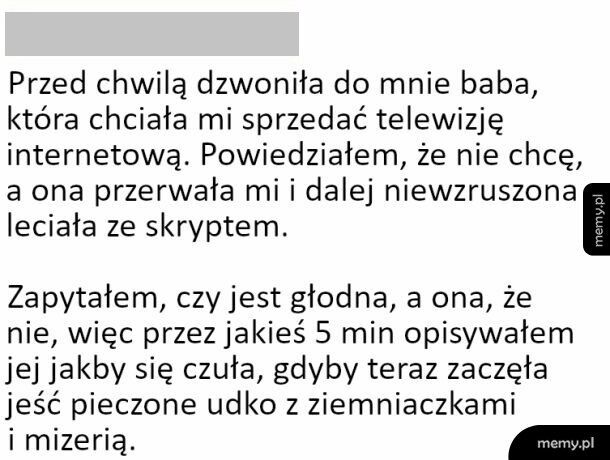 Kiedy sprzedawca nie rozumie "nie"