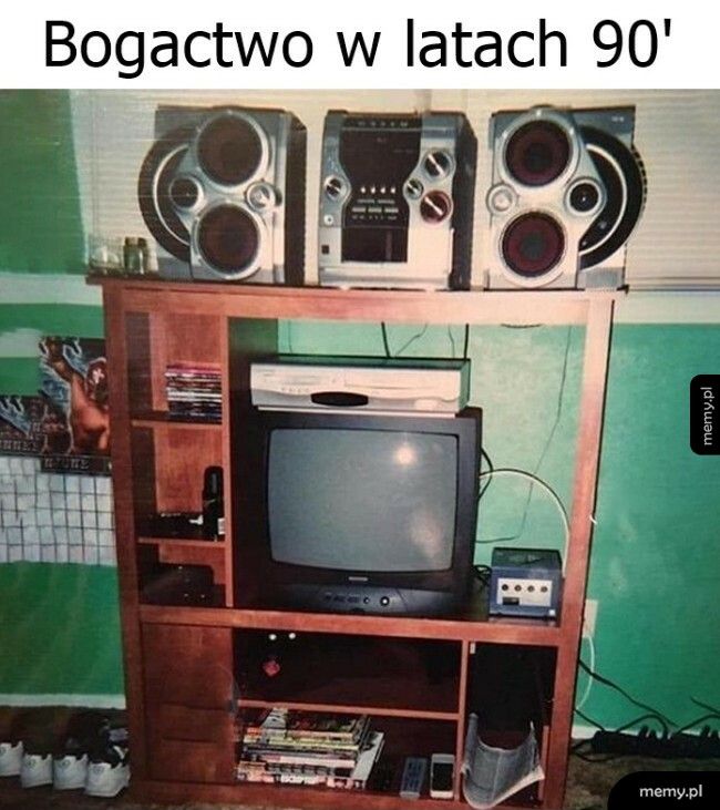 Bogactwo w latach 90'