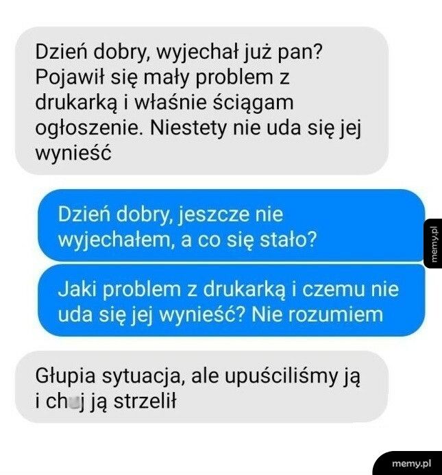 Problem z drukarką