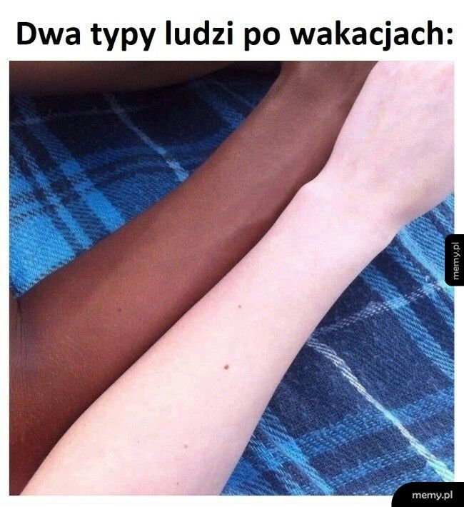 Dwa typy ludzi po wakacjach