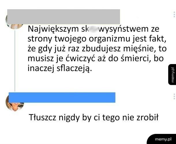 Nie to, co tłuszczyk