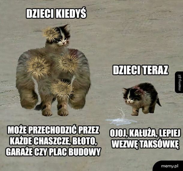 Dzieci kiedyś i teraz