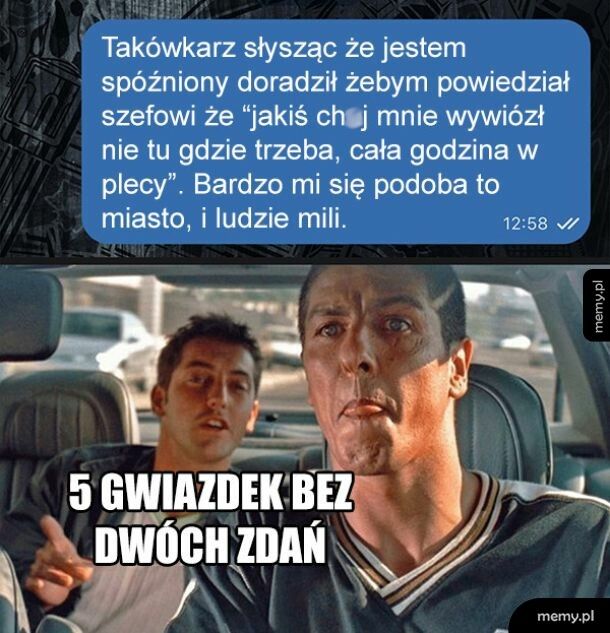 5-gwiazdkowy taksówkarz