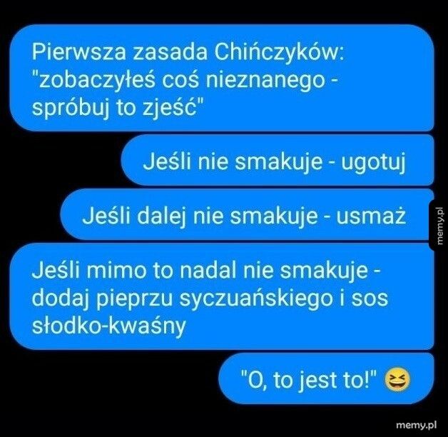 Główne zasady chińskiej kuchni