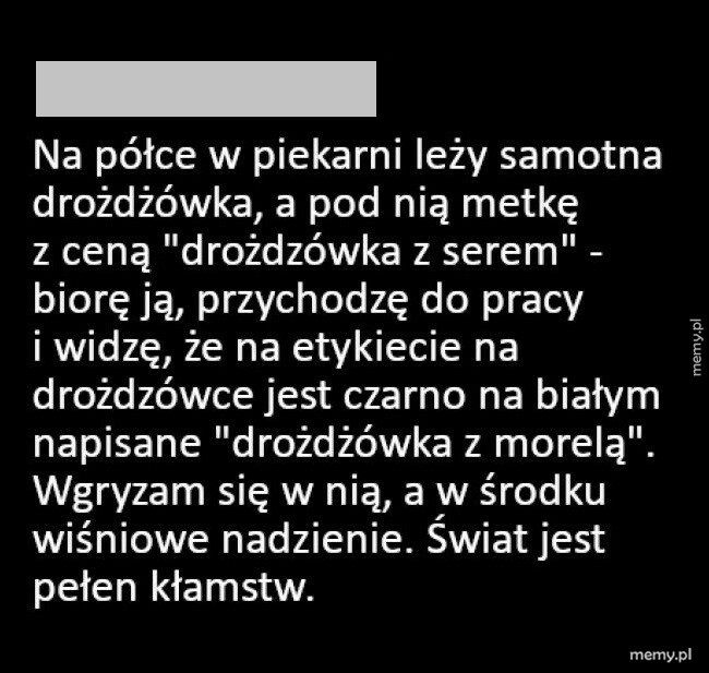 Samotna drożdżówka