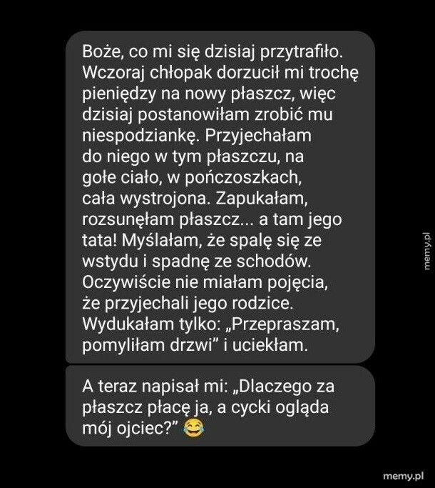 Niespodzianka dla chłopaka