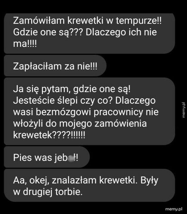 Krewetki w tempurze