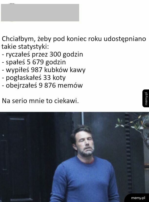 Potrzebuję takich statystyk