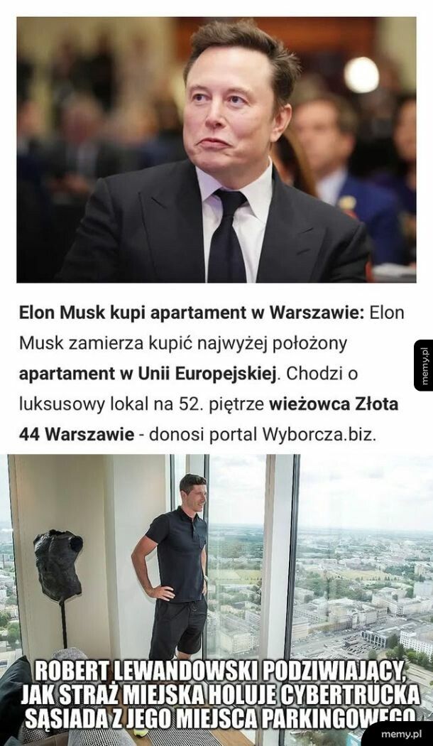 Elon Musk kupuje mieszkanie w Polsce