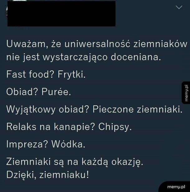 Uniwersalny ziemniak