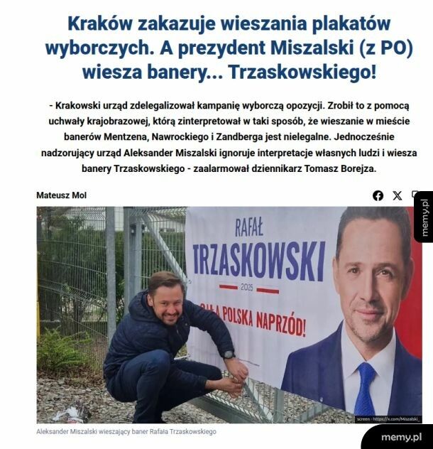 Kraków przeprasza, że wybrał sobie takiego prezydenta