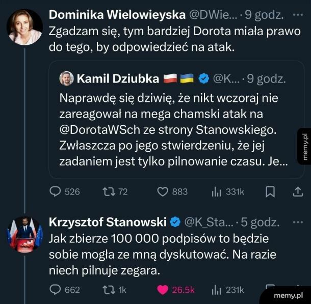No i nie pogada