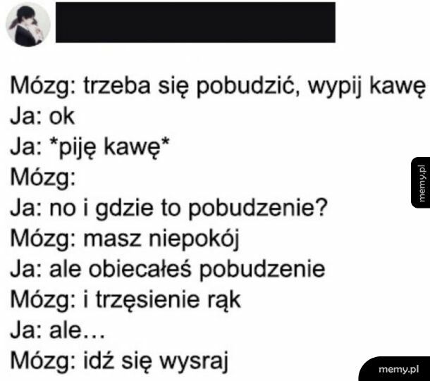 I tak to jets z tą kawą