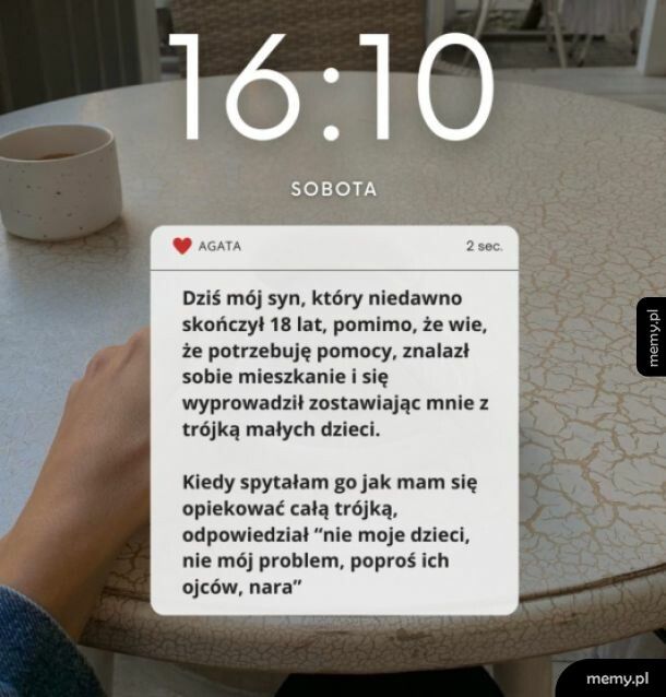 O nie, jak on mógł