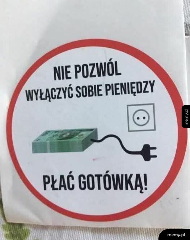 Płać gotówką