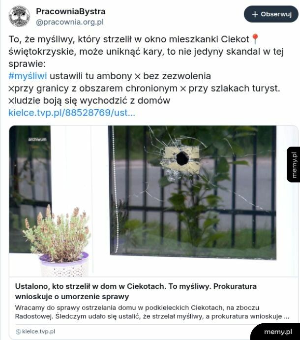 "Myśliwi obronią nas przed Putinem" XD