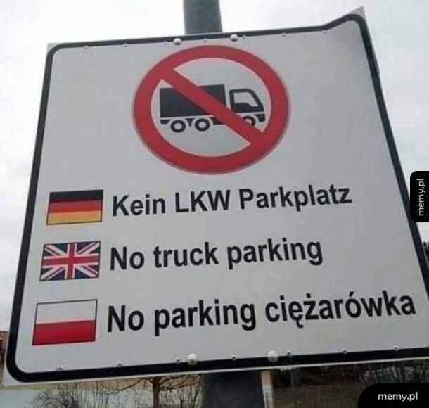 No! Wreszcie parking dla ciężarówek!