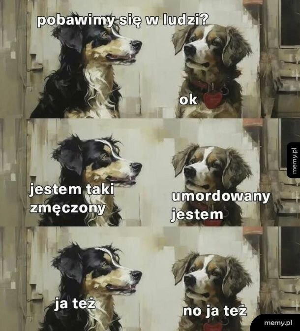 Zmęczeni ludzie