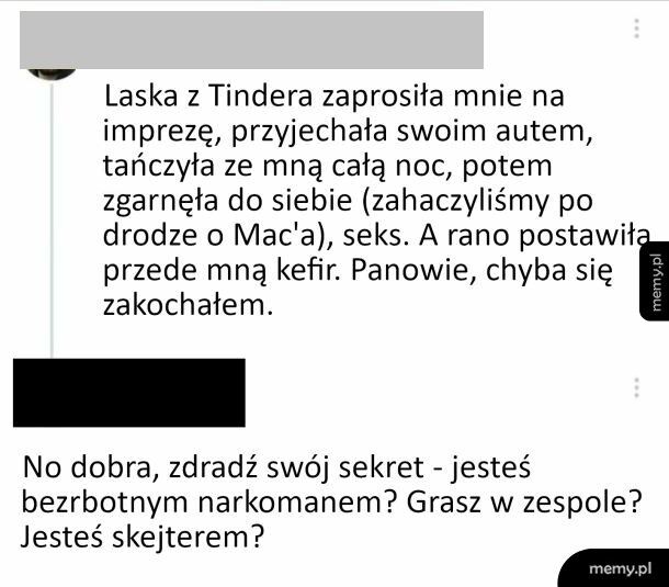 Niech chłop sekret zdradzi