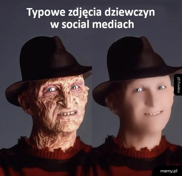 Typowe zdjęcia dziewczyn  w social mediach
