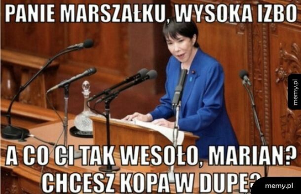 Paździochowa premierem Japonii