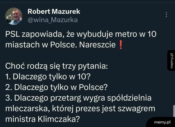 Jeszcze 100 konkretów nie zrealizowali a ten wymyśla następne obietnice bez pokrycia