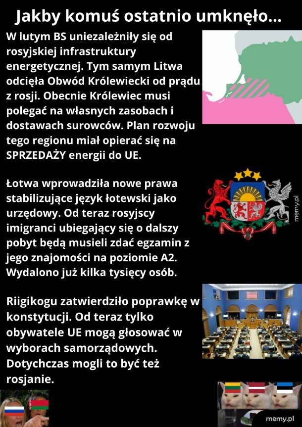 Sukcesy Wielkiego Imperium Rosji w Krajach Bałtyckich