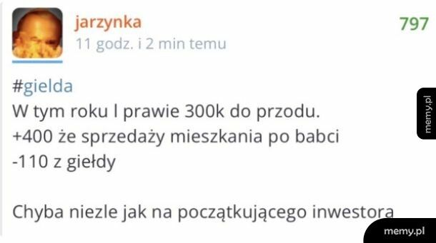 Początkujący inwestor