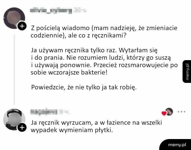 Wymiana ręcznik&oacute;w