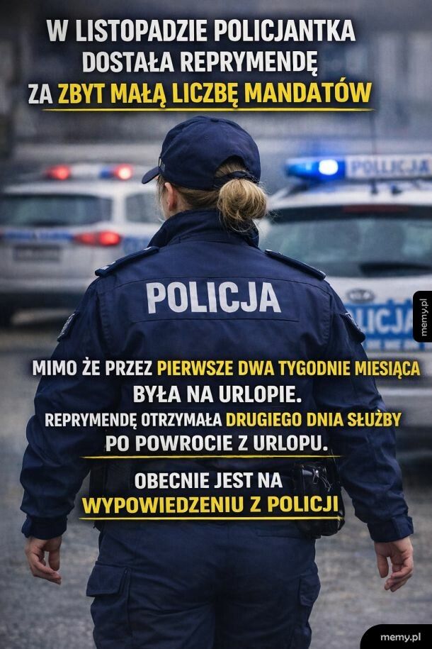 W Policji bez mian - informacja od znajomej z policji
