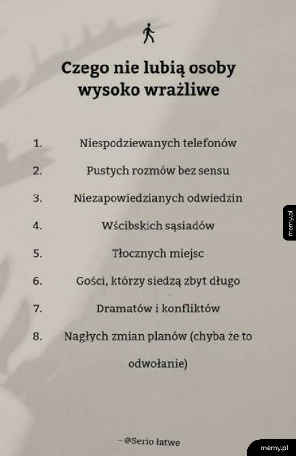 Czego nie lubią osoby wysoko wrażliwe