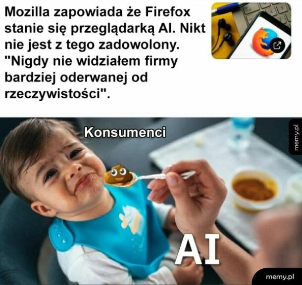 Firefox stanie się przeglądarką AI