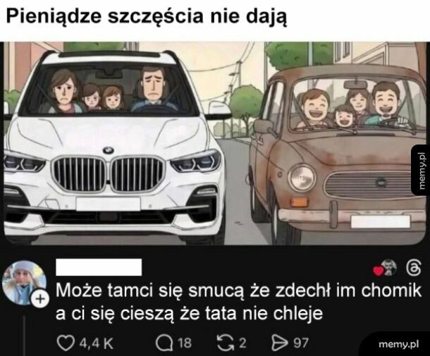 Pieniądze szczęścia nie dają