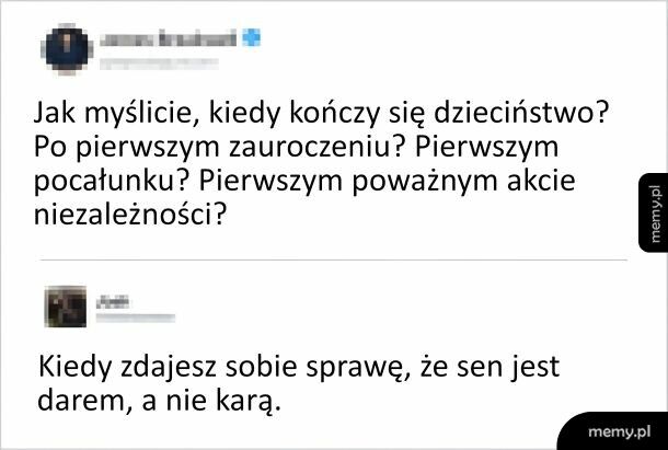 Koniec dzieciństwa