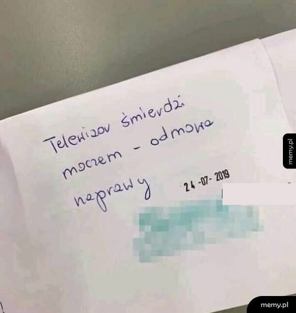 Ciekawe czy całe mieszkanie też