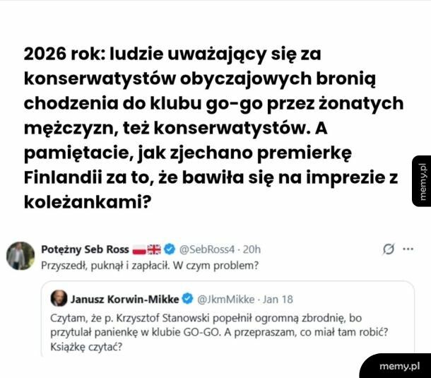 Podw&oacute;jne standardy