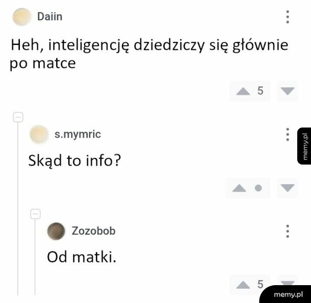 Inteligencja po matce