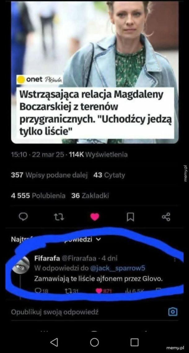 Następna odklejona