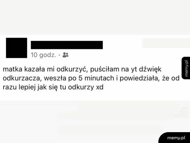 Odkurzanie