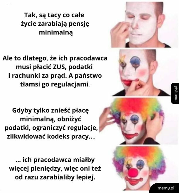 Przeciętny kinder-liberał zanim skończy szkołę i sam p&oacute;jdzie do pracy